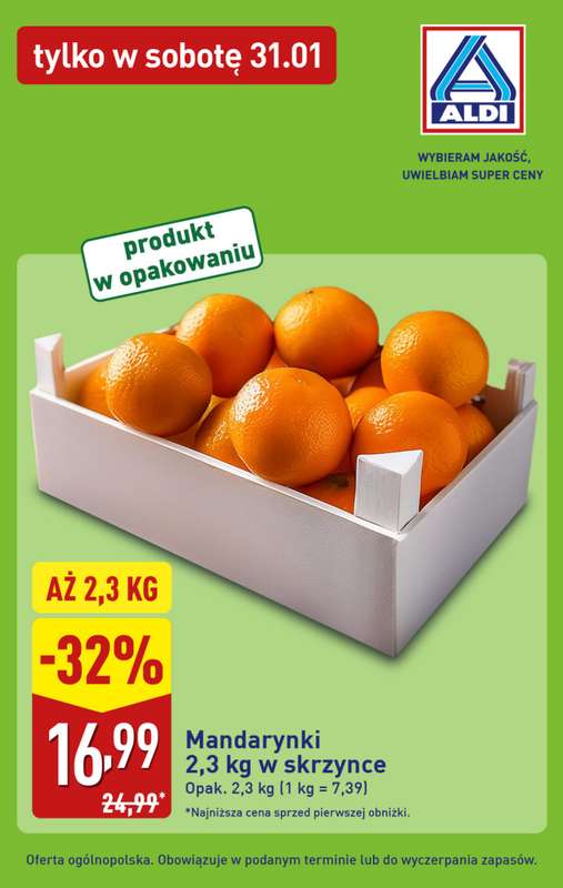 Aldi - gazetka promocyjna Wybieram Aldi na tani weekend! od soboty 31.01 do soboty 31.01 - strona 3