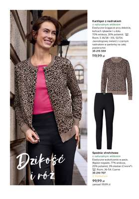 Kardigan z nadrukiem