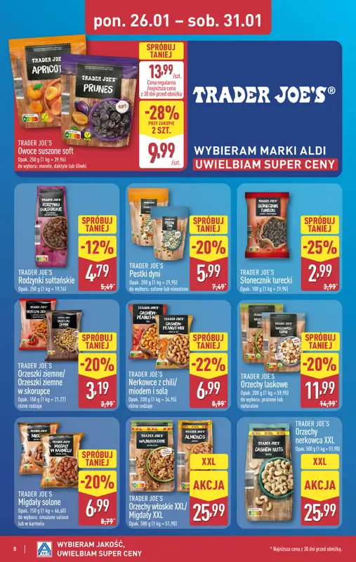 Aldi - gazetka promocyjna Pełny katalog! od poniedziałku 26.01 do soboty 31.01 - strona 8