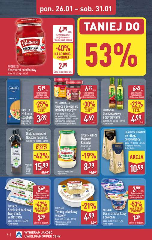 Aldi - gazetka promocyjna Pełny katalog! od poniedziałku 26.01 do soboty 31.01 - strona 6