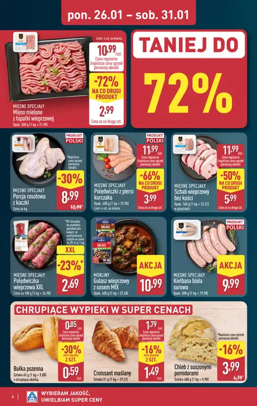 Aldi - gazetka promocyjna Pełny katalog! od poniedziałku 26.01 do soboty 31.01 - strona 4