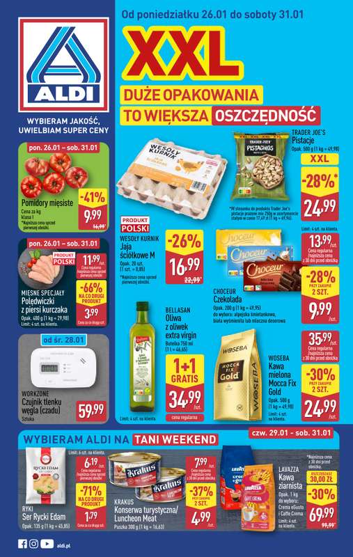 Aldi - gazetka promocyjna Pełny katalog! od poniedziałku 26.01 do soboty 31.01