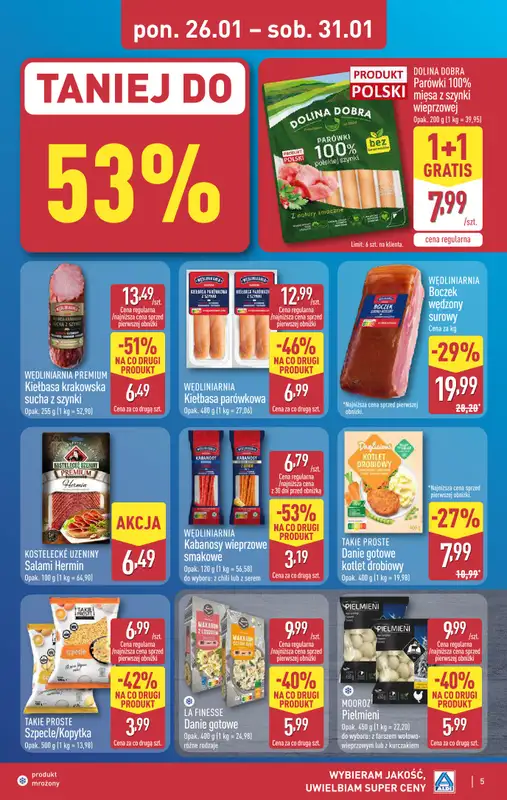 Aldi - gazetka promocyjna Pełny katalog! od poniedziałku 26.01 do soboty 31.01 - strona 5