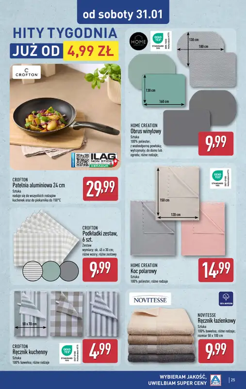 Aldi - gazetka promocyjna Pełny katalog! od poniedziałku 26.01 do soboty 31.01 - strona 25