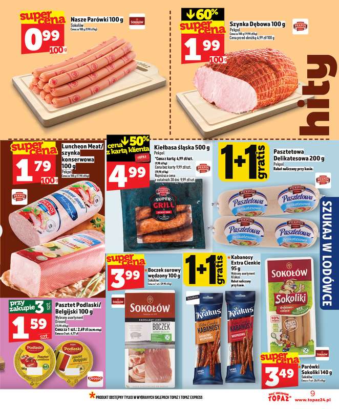 TOPAZ - gazetka promocyjna Nowa gazetka od czwartku, 29.01 od czwartku 29.01 do środy 04.02 - strona 9