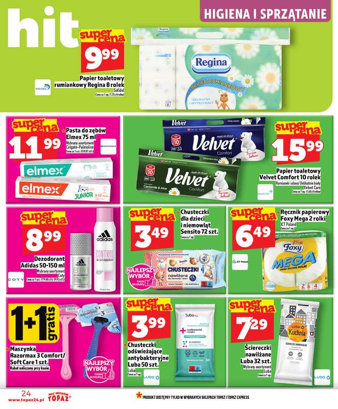 TOPAZ - gazetka promocyjna Nowa gazetka od czwartku, 29.01 od czwartku 29.01 do środy 04.02 - strona 24