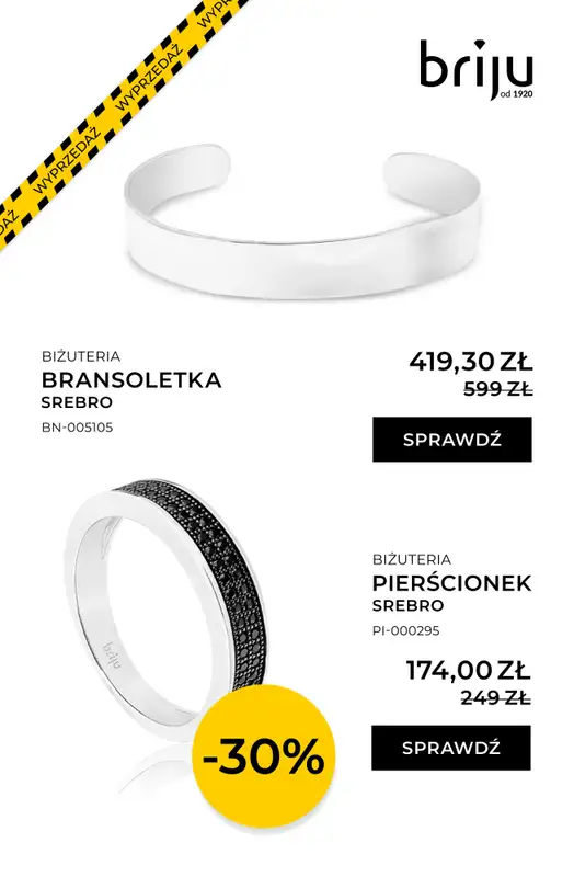 Briju - gazetka promocyjna Gazetka Wyprzedaż od soboty 24.01 do niedzieli 15.02 - strona 7