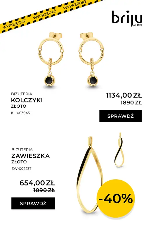 Briju - gazetka promocyjna Gazetka Wyprzedaż od soboty 24.01 do niedzieli 15.02 - strona 5