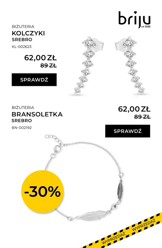 Briju - gazetka promocyjna Gazetka Wyprzedaż od soboty 24.01 do niedzieli 15.02 - strona 10