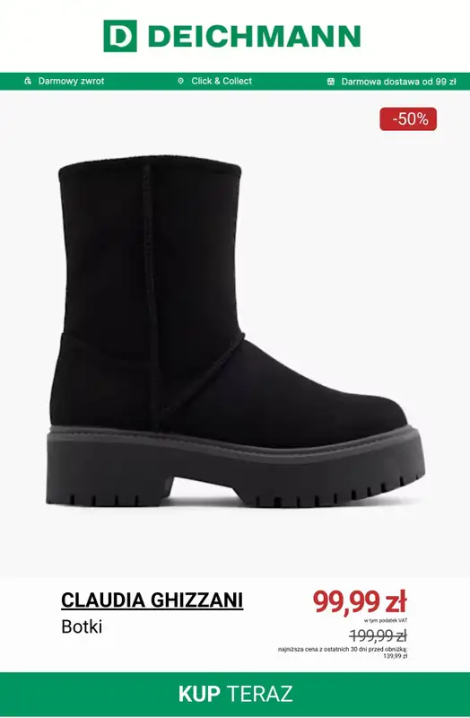 Deichmann - gazetka promocyjna Do -50% na botki od piątku 23.01  - strona 2
