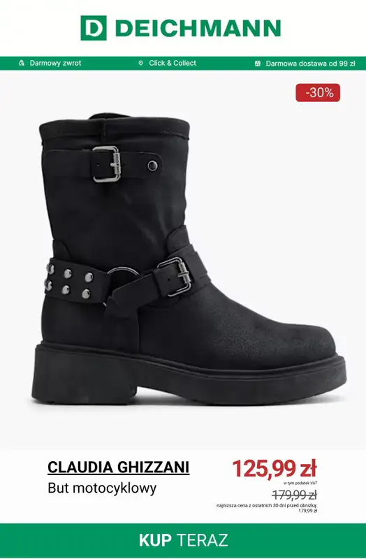 Deichmann - gazetka promocyjna Do -50% na botki od piątku 23.01  - strona 3