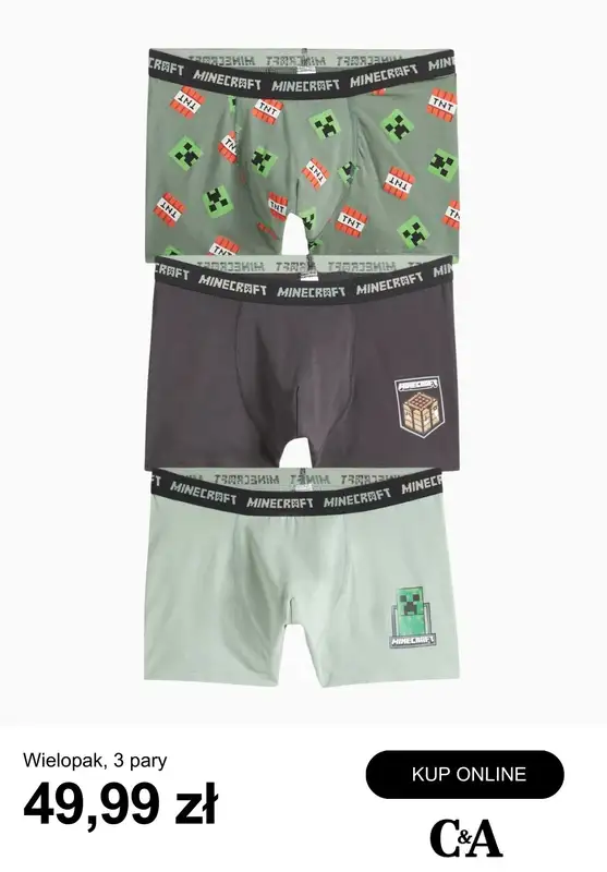 C&A - gazetka promocyjna Kolekcja Minecraft dla dzieci od piątku 23.01  - strona 5