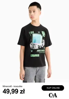 C&A - gazetka promocyjna Kolekcja Minecraft dla dzieci od piątku 23.01  - strona 10