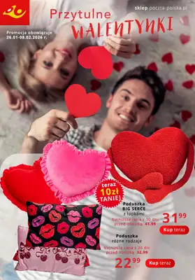 Poczta Polska - gazetka promocyjna Gazetka od poniedziałku 26.01 do niedzieli 08.02
