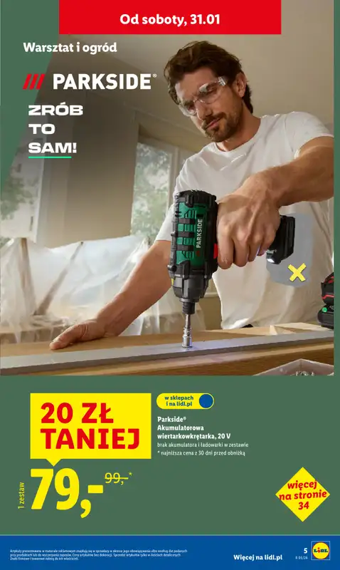 Lidl - gazetka promocyjna Katalog od poniedziałku 26.01 do soboty 31.01 - strona 5