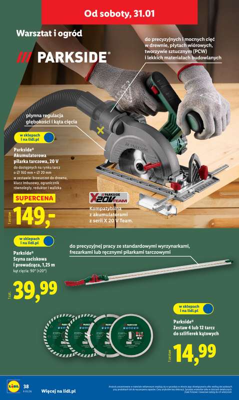 Lidl - gazetka promocyjna Katalog od poniedziałku 26.01 do soboty 31.01 - strona 44