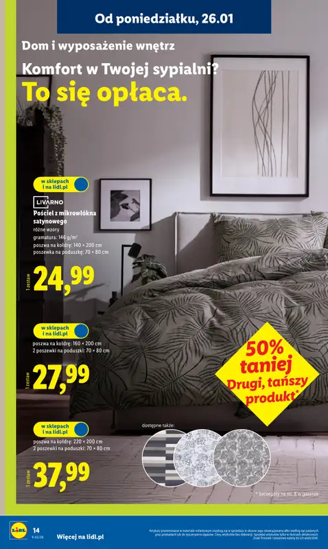 Lidl - gazetka promocyjna Katalog od poniedziałku 26.01 do soboty 31.01 - strona 14