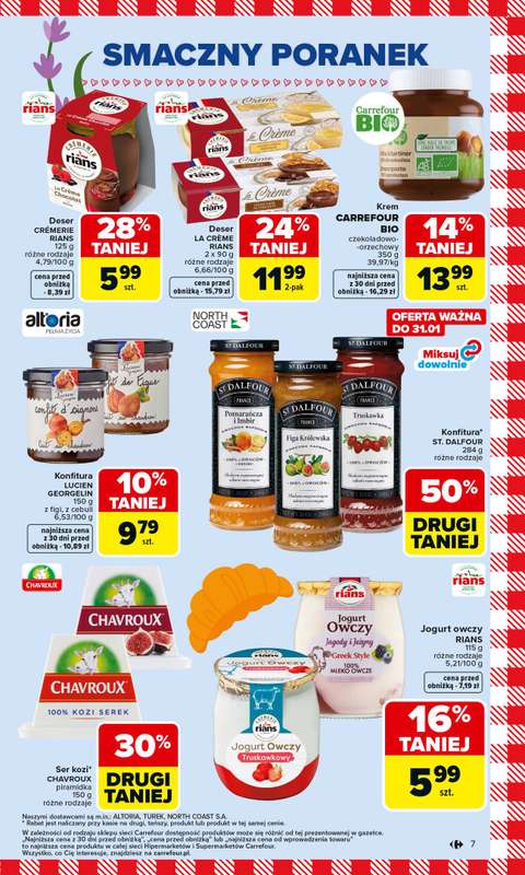 Carrefour - gazetka promocyjna Gazetka Carrefour od poniedziałku od poniedziałku 26.01 do soboty 31.01 - strona 9