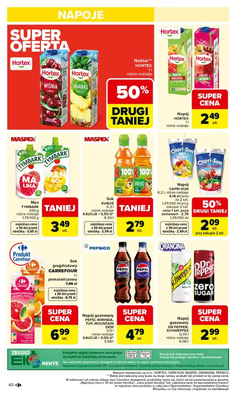 Carrefour - gazetka promocyjna Gazetka Carrefour od poniedziałku od poniedziałku 26.01 do soboty 31.01 - strona 42