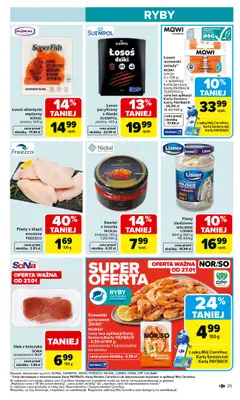Carrefour - gazetka promocyjna Gazetka Carrefour od poniedziałku od poniedziałku 26.01 do soboty 31.01 - strona 27