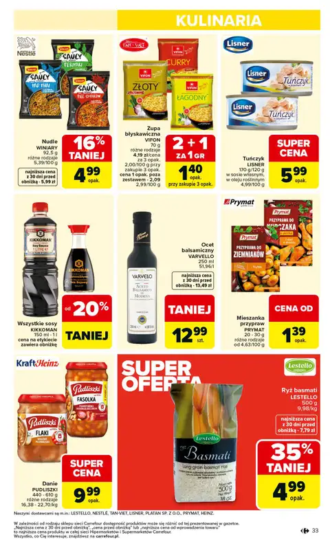 Carrefour - gazetka promocyjna Gazetka Carrefour od poniedziałku od poniedziałku 26.01 do soboty 31.01 - strona 35