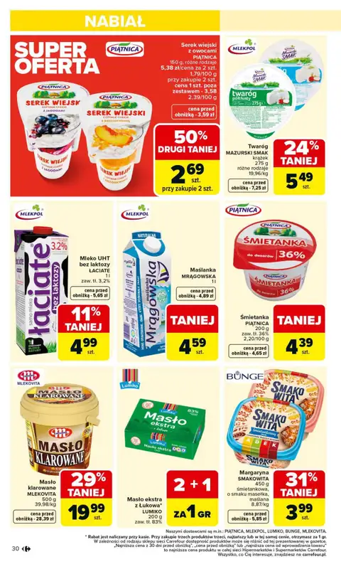 Carrefour Market - gazetka promocyjna Gazetka Carrefour Market od poniedziałku od poniedziałku 26.01 do soboty 31.01 - strona 32