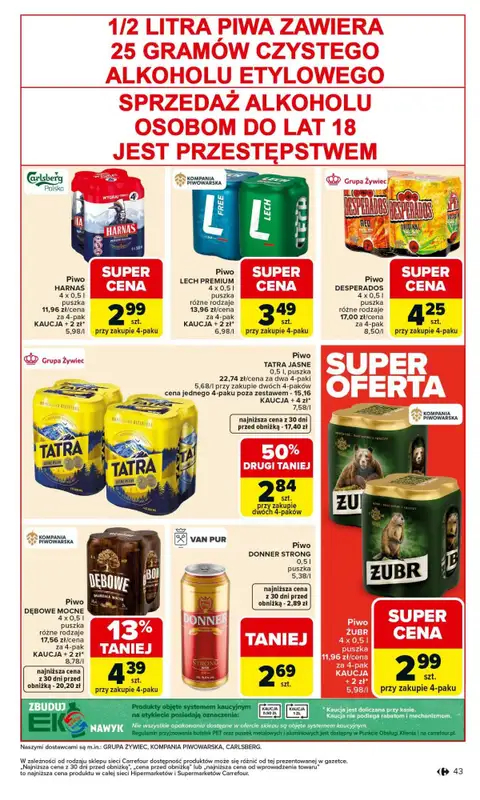 Carrefour Market - gazetka promocyjna Gazetka Carrefour Market od poniedziałku od poniedziałku 26.01 do soboty 31.01 - strona 45