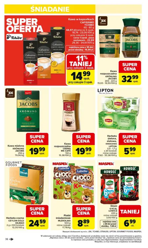 Carrefour Market - gazetka promocyjna Gazetka Carrefour Market od poniedziałku od poniedziałku 26.01 do soboty 31.01 - strona 38