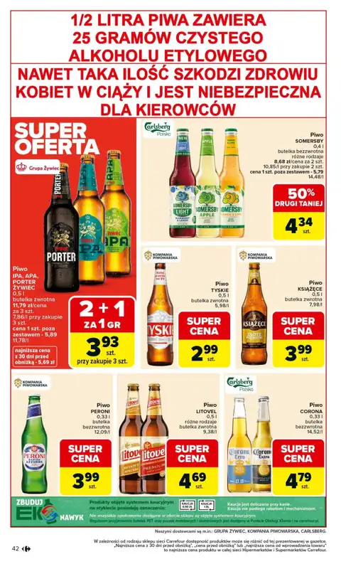 Carrefour Market - gazetka promocyjna Gazetka Carrefour Market od poniedziałku od poniedziałku 26.01 do soboty 31.01 - strona 44