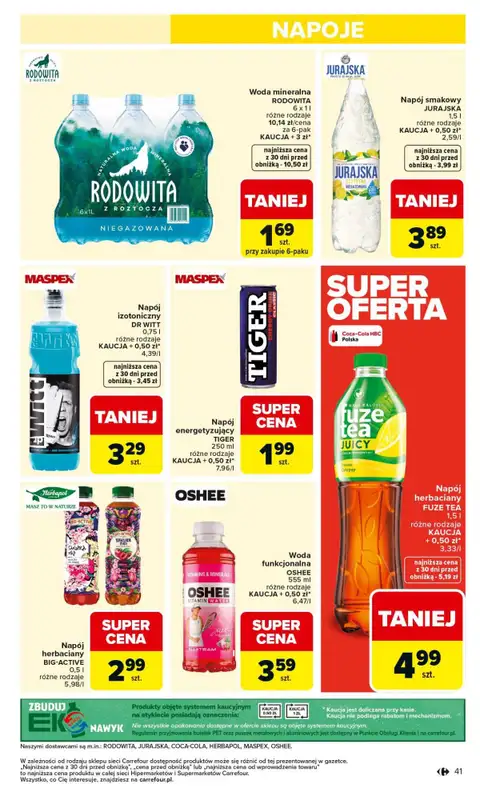 Carrefour Market - gazetka promocyjna Gazetka Carrefour Market od poniedziałku od poniedziałku 26.01 do soboty 31.01 - strona 43