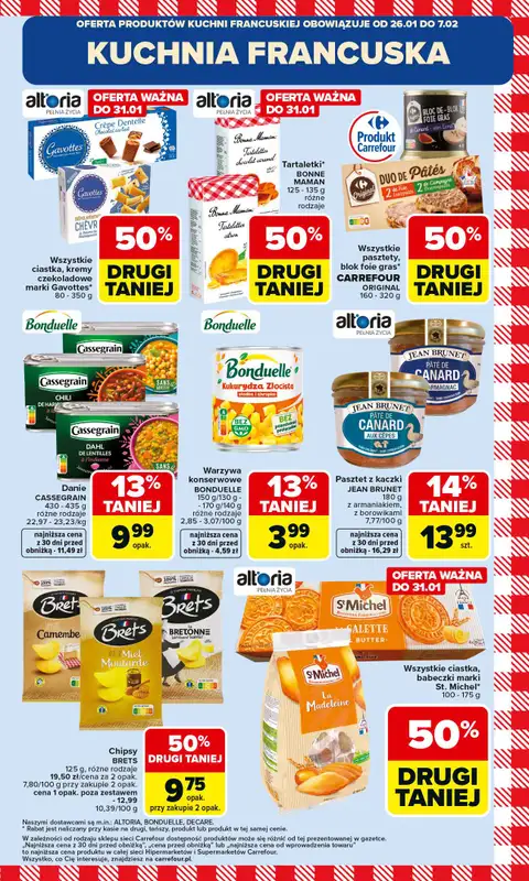 Carrefour Market - gazetka promocyjna Gazetka Kuchnia Francuska od poniedziałku 26.01 do soboty 07.02 - strona 7