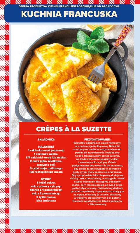 Carrefour Market - gazetka promocyjna Gazetka Kuchnia Francuska od poniedziałku 26.01 do soboty 07.02 - strona 6