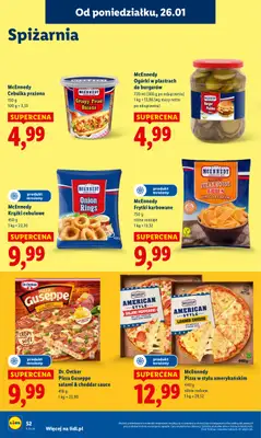 Lidl - gazetka promocyjna Oferta od poniedziałku od poniedziałku 26.01 do środy 28.01 - strona 52