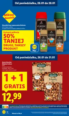Lidl - gazetka promocyjna Oferta od poniedziałku od poniedziałku 26.01 do środy 28.01 - strona 14