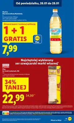 Lidl - gazetka promocyjna Oferta od poniedziałku od poniedziałku 26.01 do środy 28.01 - strona 11