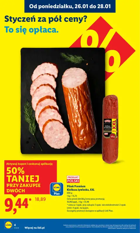 Lidl - gazetka promocyjna Oferta od poniedziałku od poniedziałku 26.01 do środy 28.01 - strona 4