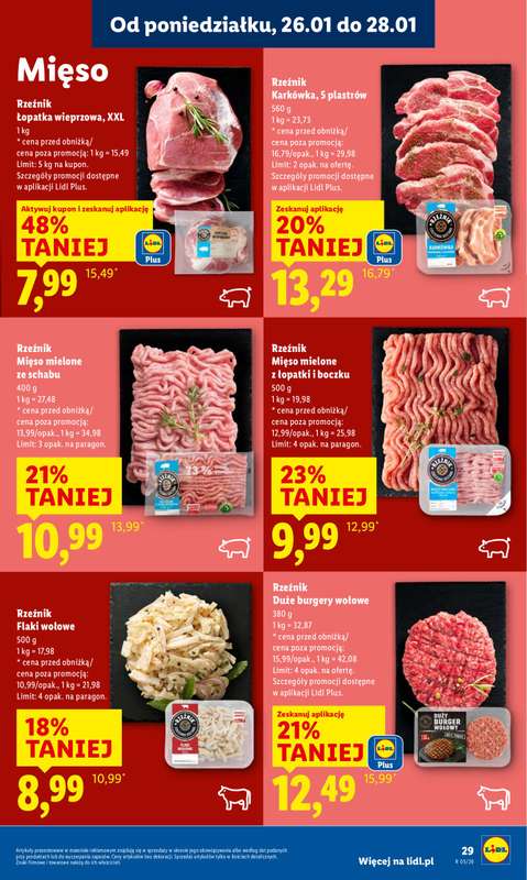 Lidl - gazetka promocyjna Oferta od poniedziałku od poniedziałku 26.01 do środy 28.01 - strona 29