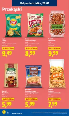 Lidl - gazetka promocyjna Oferta od poniedziałku od poniedziałku 26.01 do środy 28.01 - strona 48