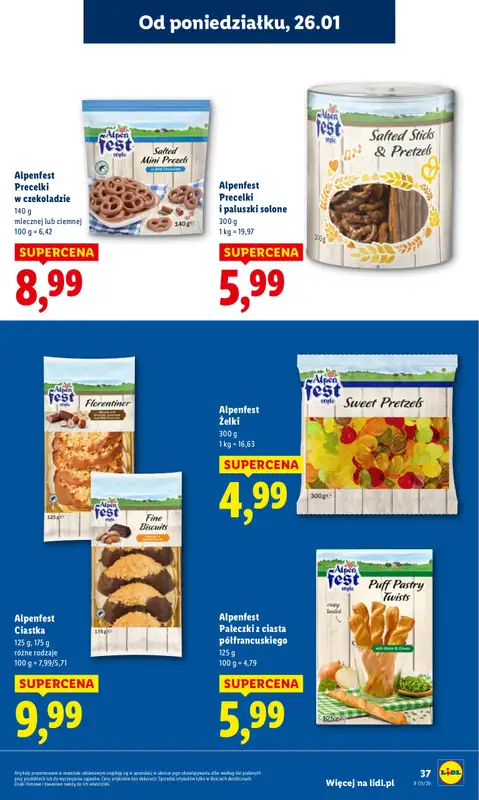 Lidl - gazetka promocyjna Oferta od poniedziałku od poniedziałku 26.01 do środy 28.01 - strona 37