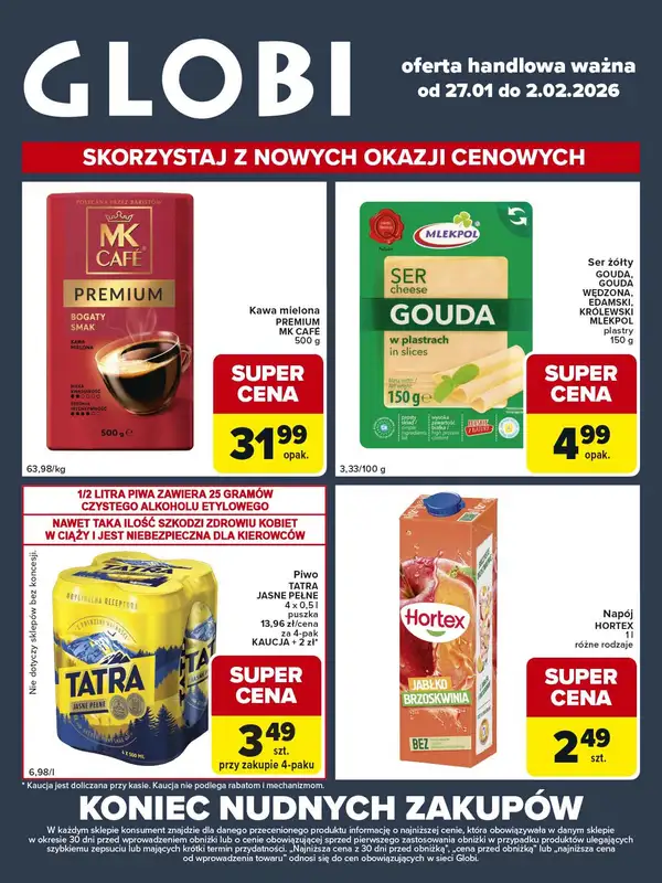 Globi - gazetka promocyjna Gazetka Globi od wtorku 27.01 do poniedziałku 02.02 - strona 2
