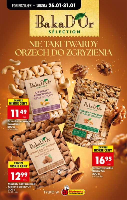 Biedronka - gazetka promocyjna Od poniedziałku od poniedziałku 26.01 do soboty 31.01 - strona 65
