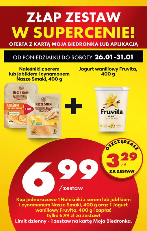 Biedronka - gazetka promocyjna Od poniedziałku od poniedziałku 26.01 do soboty 31.01 - strona 66