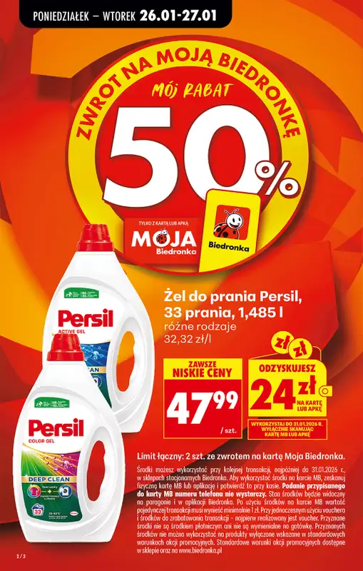 Biedronka - gazetka promocyjna Od poniedziałku   - strona 2