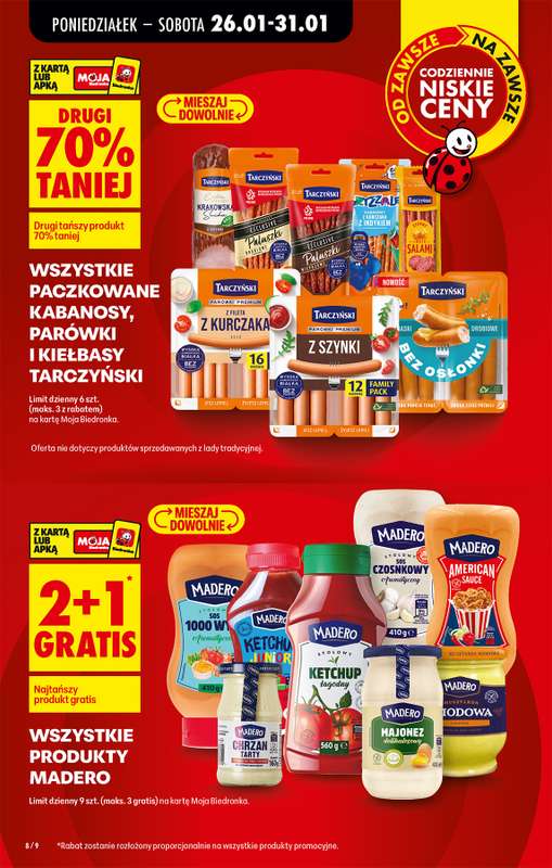Biedronka - gazetka promocyjna Od poniedziałku od poniedziałku 26.01 do soboty 31.01 - strona 8