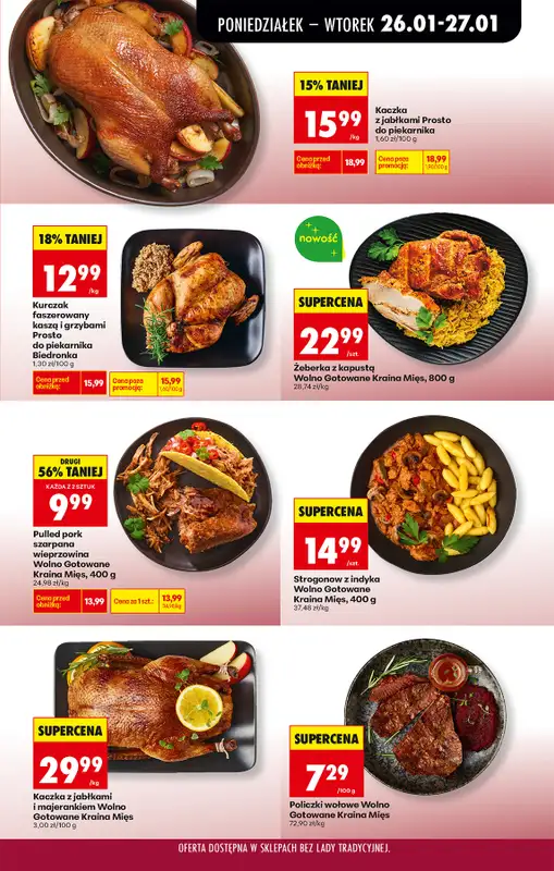 Biedronka - gazetka promocyjna Od poniedziałku od poniedziałku 26.01 do soboty 31.01 - strona 29