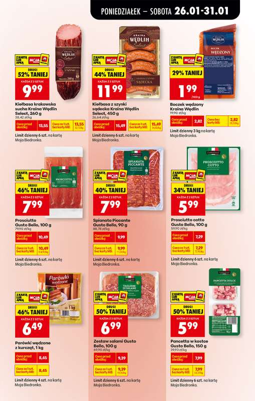 Biedronka - gazetka promocyjna Od poniedziałku, Z ladą tradycyjną od poniedziałku 26.01 do soboty 31.01 - strona 35