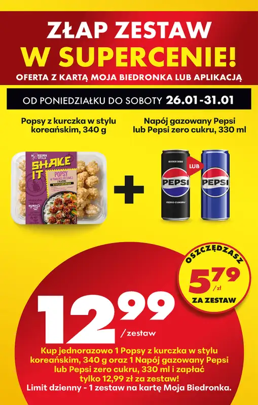 Biedronka - gazetka promocyjna Od poniedziałku, Z ladą tradycyjną od poniedziałku 26.01 do niedzieli 01.02 - strona 67