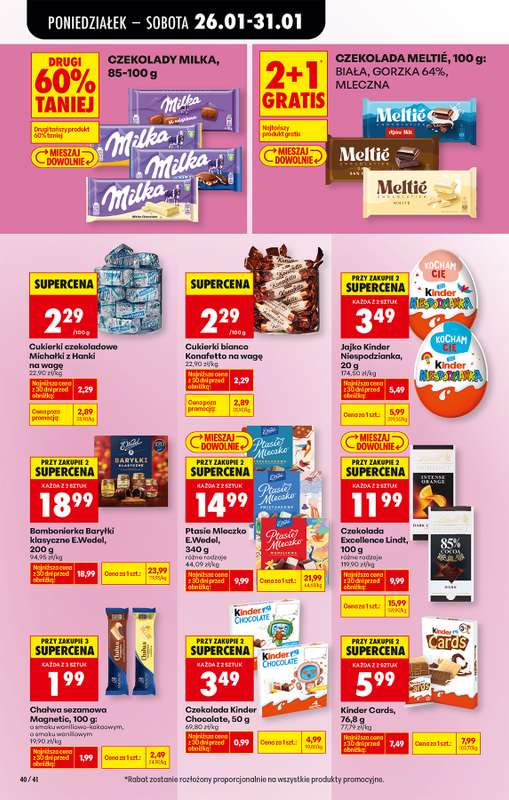 Biedronka - gazetka promocyjna Od poniedziałku, Z ladą tradycyjną od poniedziałku 26.01 do soboty 31.01 - strona 46