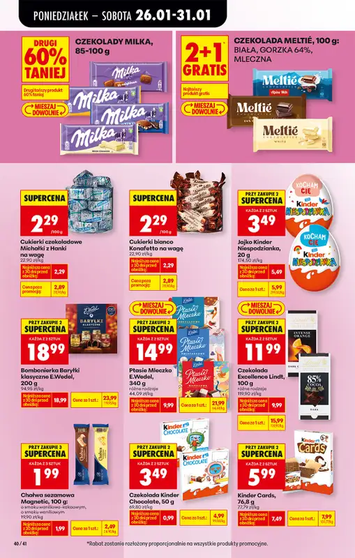 Biedronka - gazetka promocyjna Od poniedziałku, Z ladą tradycyjną od poniedziałku 26.01 do niedzieli 01.02 - strona 46