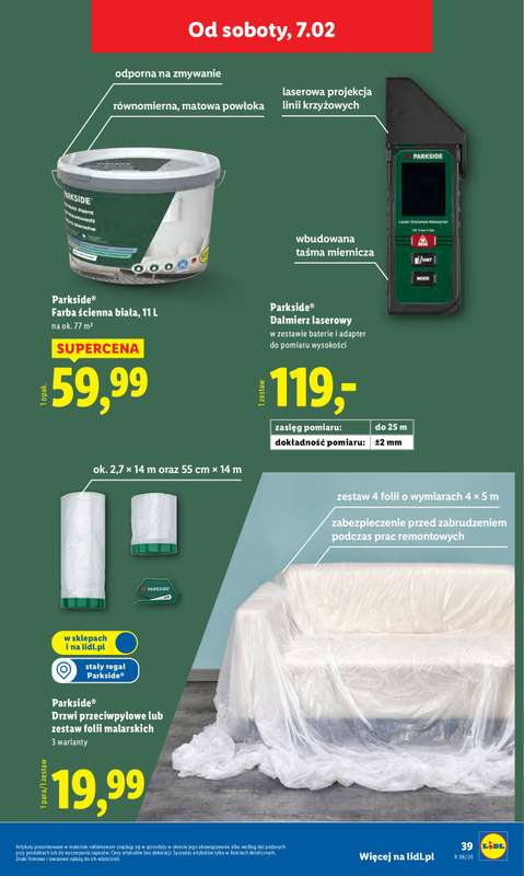 Lidl - gazetka promocyjna Katalog od poniedziałku 02.02 do soboty 07.02 - strona 45